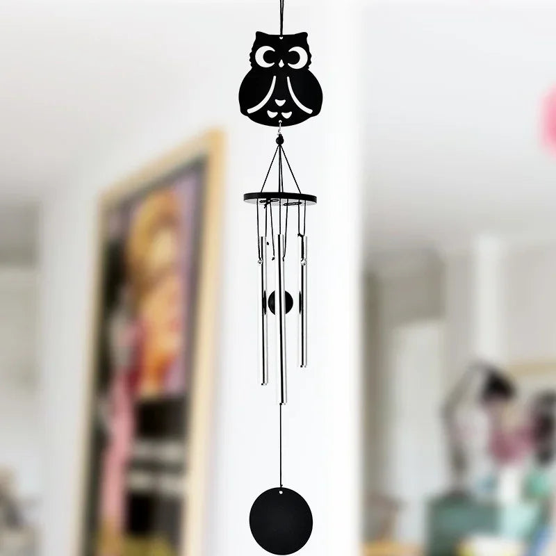 Personalized Metal Hollow Handicraft Pendant for Home Use Creative Multi Tube Music Wind Chime Decoration Holiday Surprise Gifts