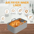 Eco-Friendly Air Fryer Silicone Liner – Reusable & Heat-Resistant