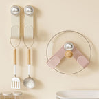 Adjustable Pot Lid Holder – Wall-Mounted, Space-Saving Organizer