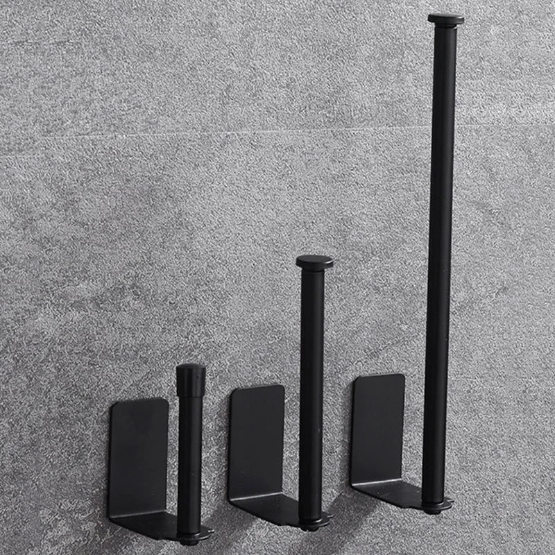 Punch-Free Adhesive Stainless Steel Paper Towel & Toilet Holder