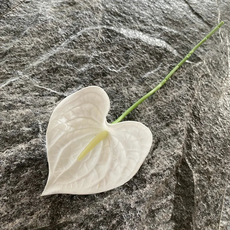 3D Printing Anthurium Artificial Flower – Wedding & Home Decor, 33cm Faux Palm