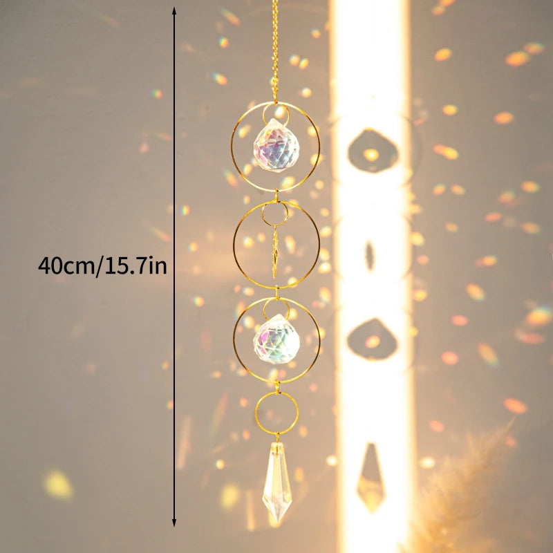Crystal Dreamcatcher Sun Catcher Wall & Garden Hanging Decor