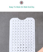 40x100cm Anti-Slip Bathtub Mat PVC Kids Elder Shower Rug
