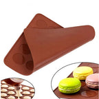 Fodeliake Silicone Macaron Mold – Non-Stick Baking Mat