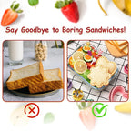Stainless Steel Sandwich Cutter – Fun Animal Shapes, Food-Grade