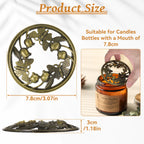 Butterfly Candle Topper Alloy Decorative Lid for Scented Candles