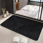 Fashion Soft Microfiber Bath Rug – Non-Slip Quick Dry Absorbent Bathroom Mat