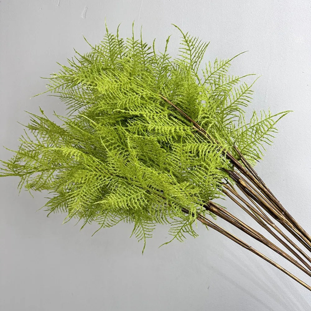 Artificial Fern Plant Branch Outdoor Exhibition Decoration