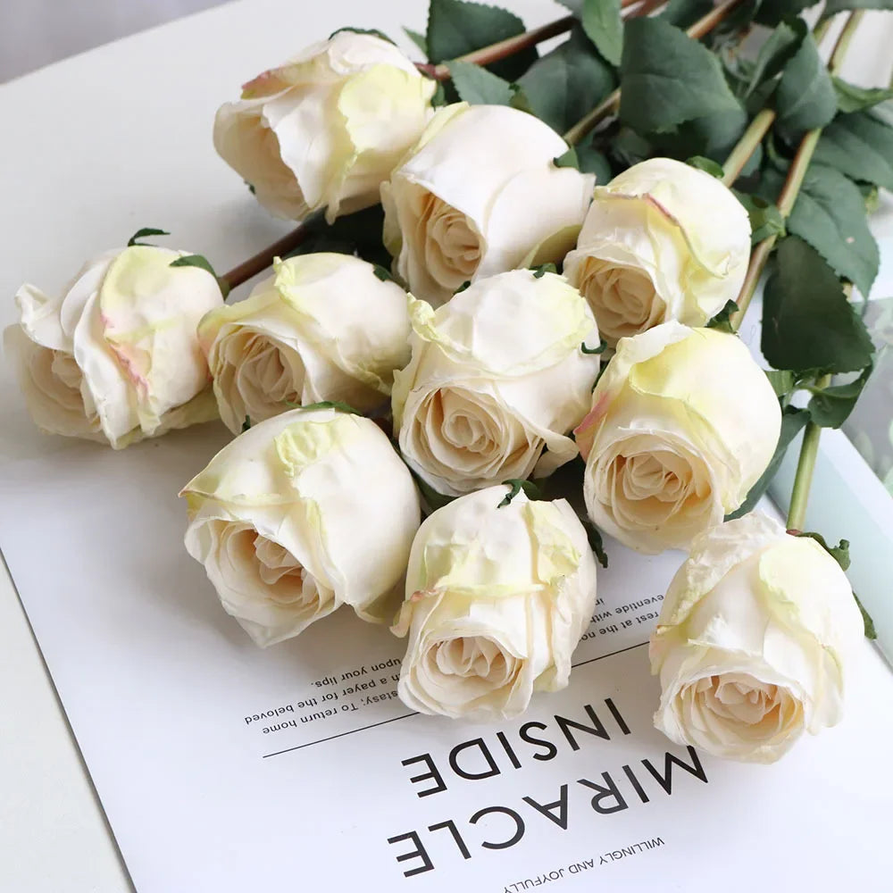 Artificial Silk Rose Flower Indoor Bridal Shower & Event Decoration