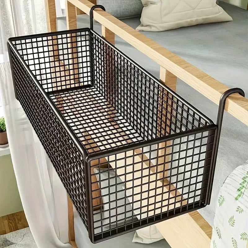 Multi-Purpose Metal Storage Basket – Reusable Organizer