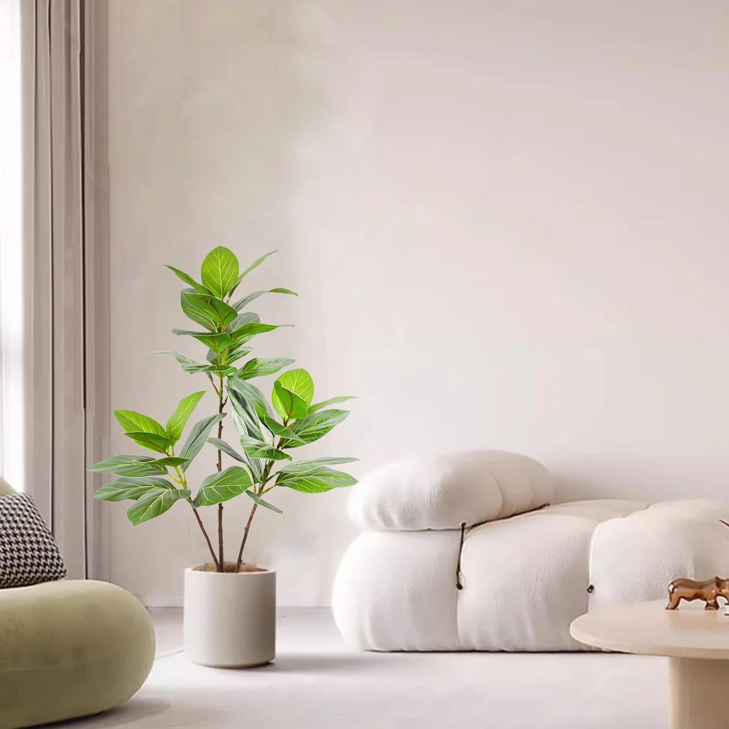 77–135cm Artificial Fiddle Leaf Ficus Fig Tree