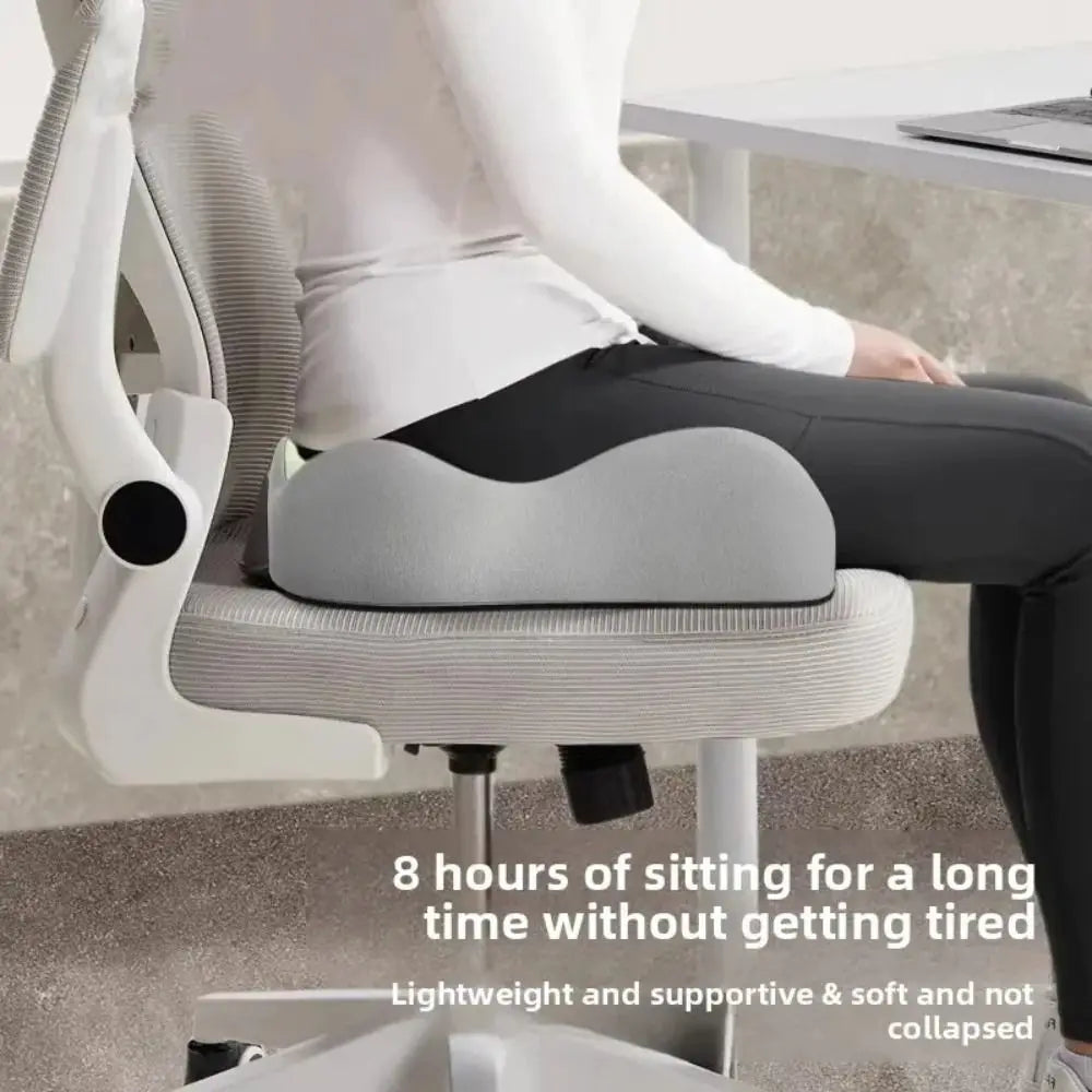 Memory Foam Coccyx Cushion – Ergonomic Seat Pad for Comfortable Sitting