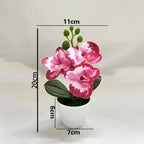 20CM Artificial Rattan Bonsai Plant – Desktop Home Decor