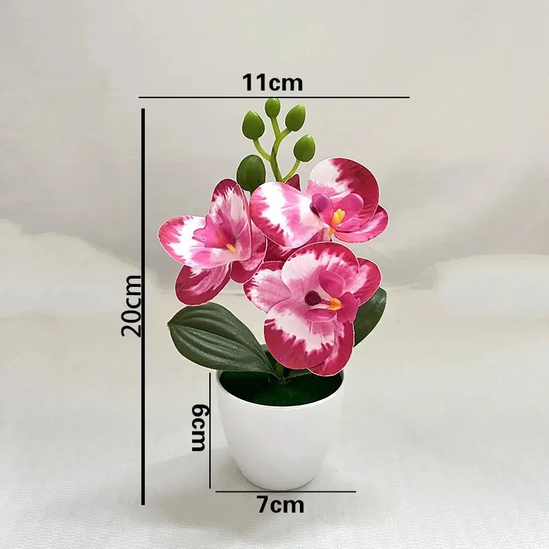20CM Artificial Rattan Bonsai Plant – Desktop Home Decor