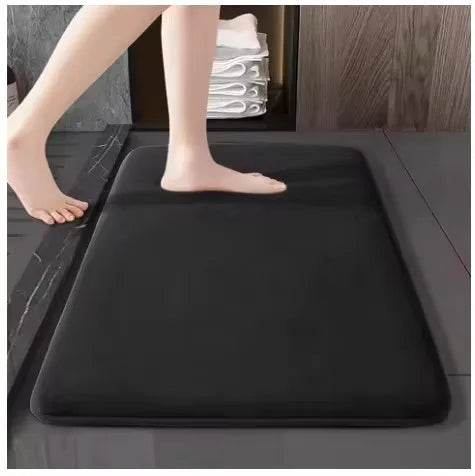 Super Absorbent Coral Velvet Bathroom Mat – Soft, Anti-Slip Floor & Door Rug for Toilet
