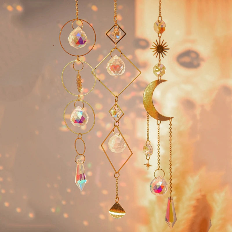 Crystal Dreamcatcher Sun Catcher Wall & Garden Hanging Decor