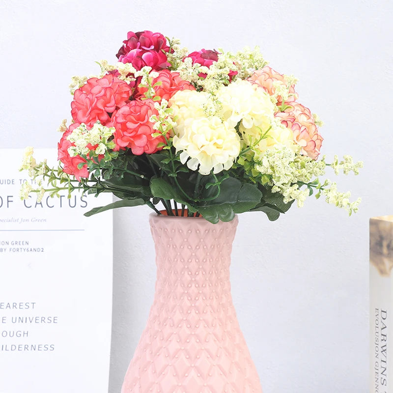 Artificial Silk Flower Bouquet – 28cm Hydrangea