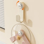 Adjustable Pot Lid Holder – Wall-Mounted, Space-Saving Organizer
