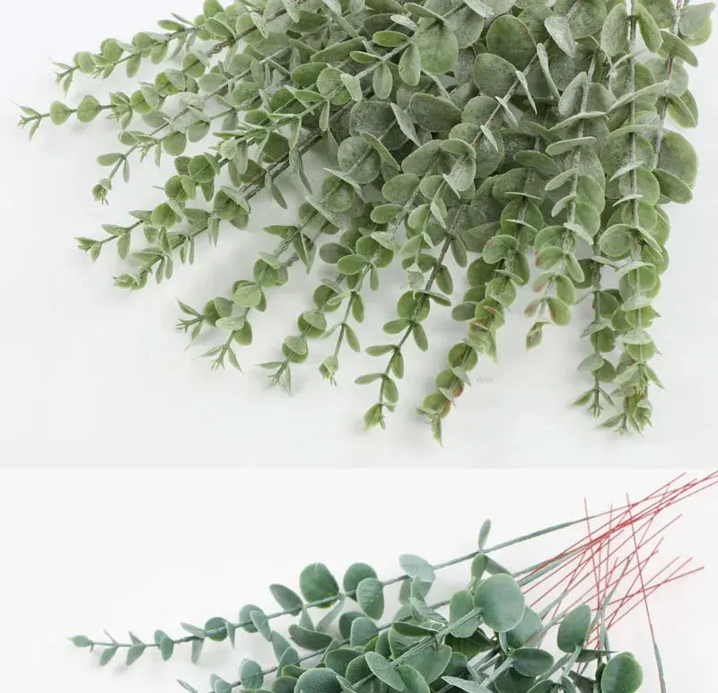 Artificial Eucalyptus Leaves Bouquet 41cm Decor