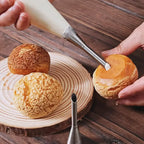 Choux Pastry Piping Nozzle – Stainless Steel Cream Puff & Éclair Tool