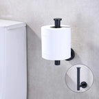 Stainless Steel Wall-Mounted Toilet Paper Holder Round Tissue Roll Dispenser