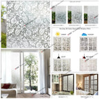 3D Matte Privacy Window Film Frosted Static Cling Glass Cover