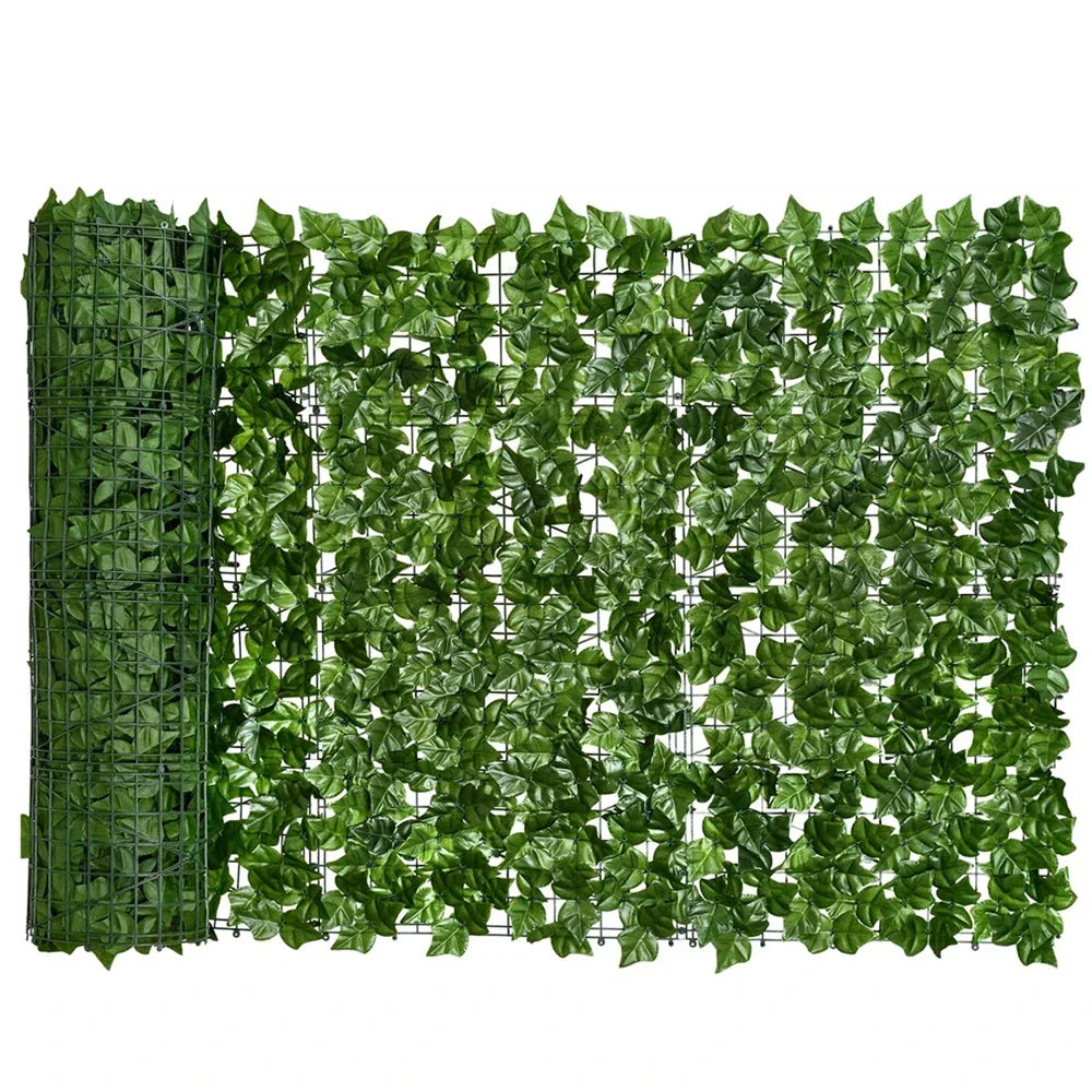 Amuixui Artificial Leaf Fence Panel Outdoor Privacy & Decorative Decor