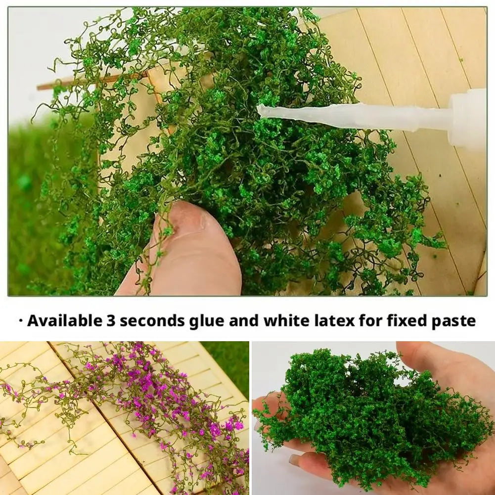 Simulated Micro-Landscape Mini Tree – Silk & Sponge