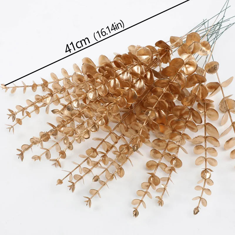 Artificial Eucalyptus Leaves Bouquet 41cm Decor