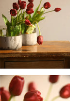 40cm Five-Headed Artificial Tulip Bouquet – Nordic Style