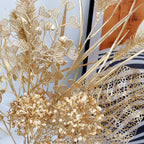 95cm Gold Artificial Eucalyptus & Ginkgo Leaf Plant Decor