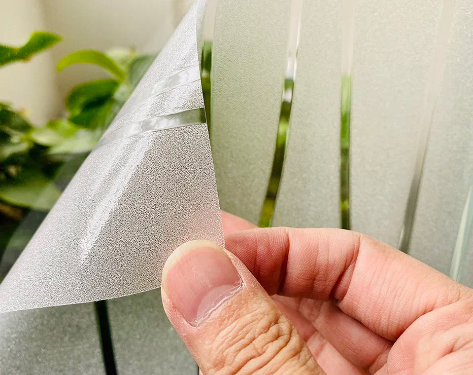 3D Matte Privacy Window Film Frosted Static Cling Glass Cover
