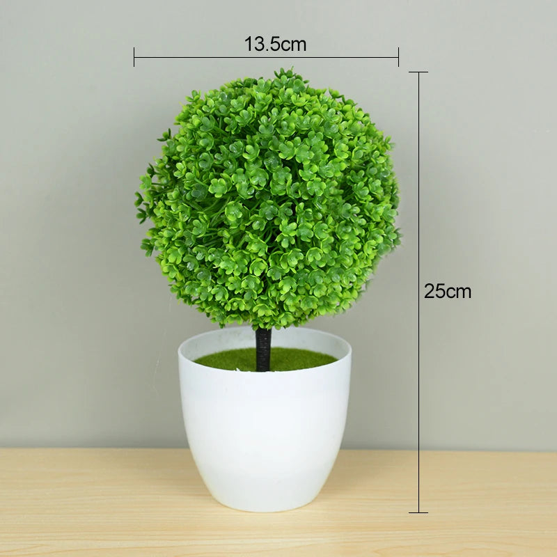 Artificial Bonsai Small Tree – Desktop Potted Decor