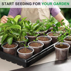 Transparent Plastic Nursery Pots with Drainage Holes