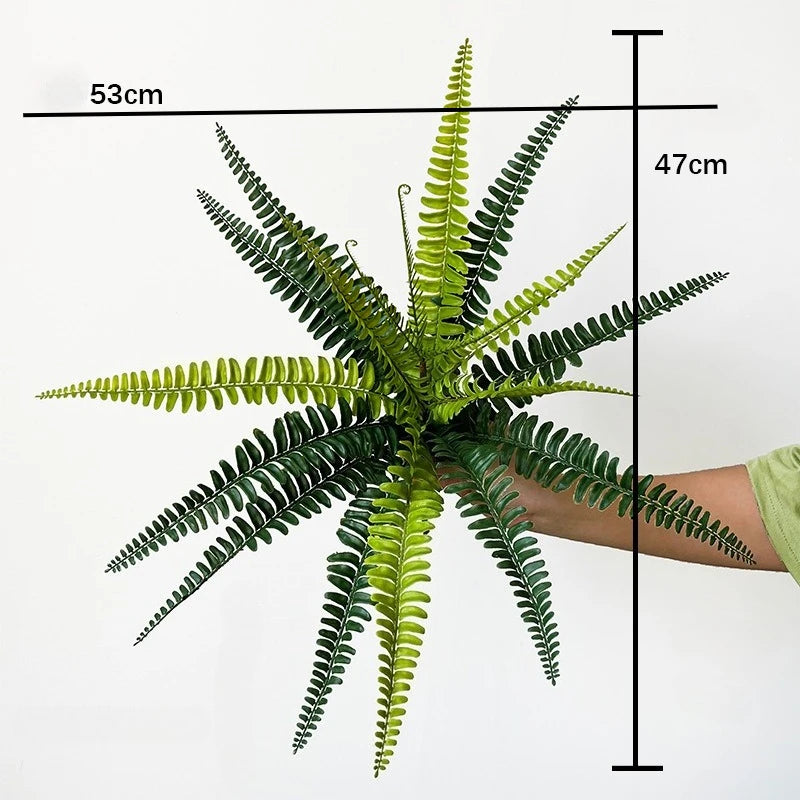 18 Leaves Artificial Boston Fern UV-Resistant Vine