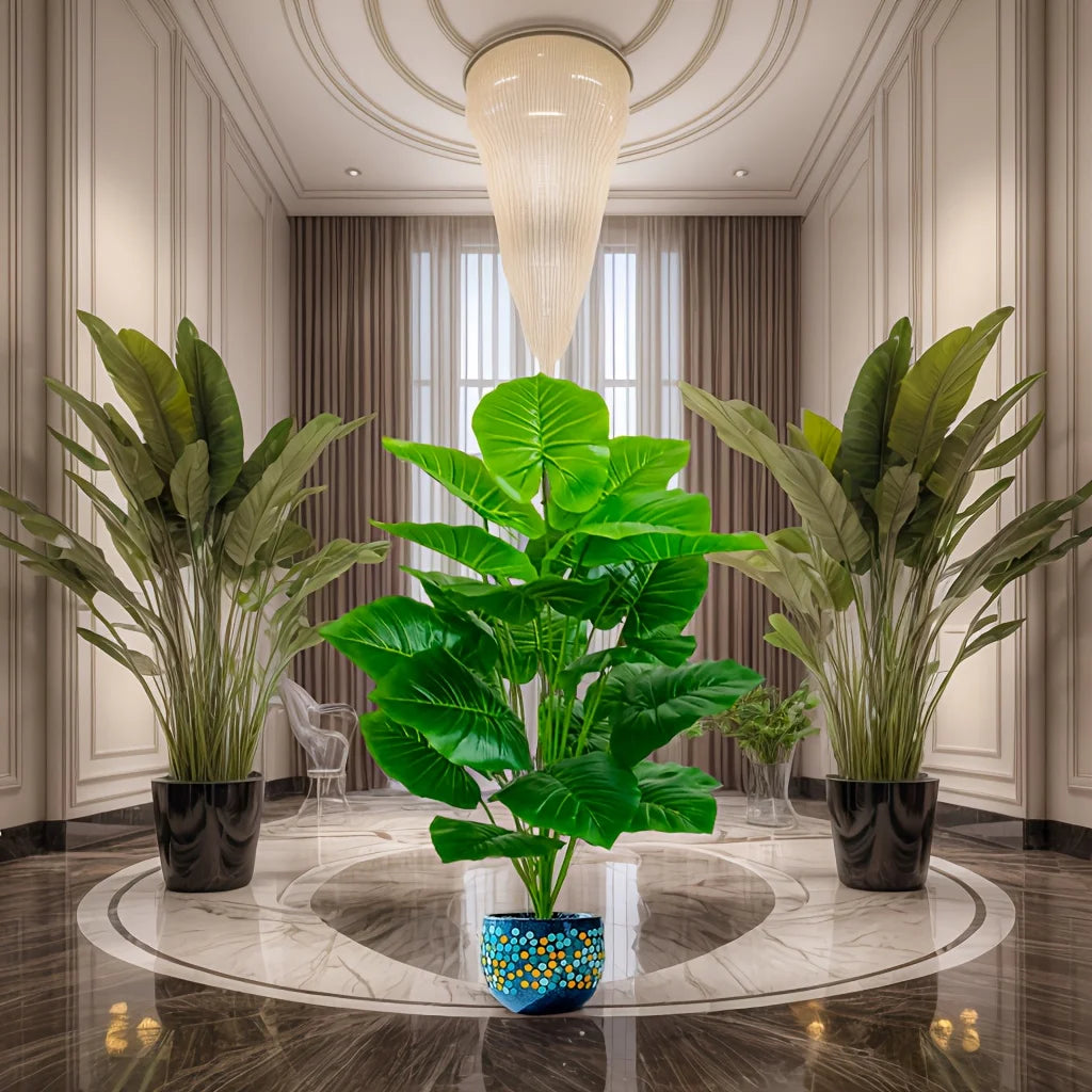 100cm Lifelike Artificial Palm Tree – 18 Leaves (1pc)
