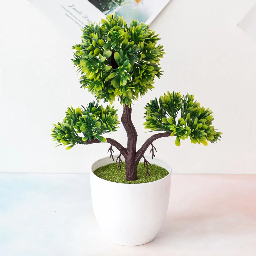 Artificial Bonsai Plant – Desktop Decoration