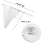 Multi-Purpose Food-Grade Plastic Funnel & Slurry Separator