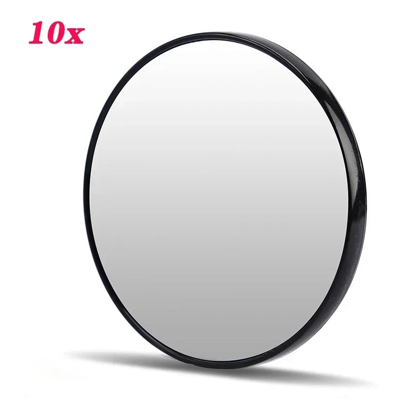 8.8CM 5X/10X/15X Magnifying Mirror with Suction Cup for Makeup, Shower & Bathroom