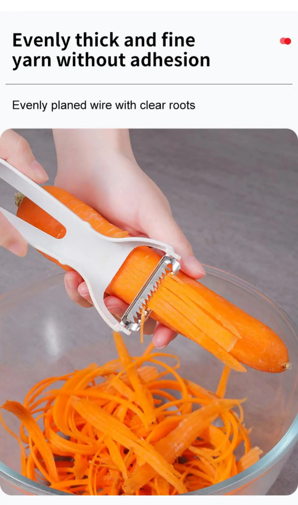 MOONBIFFY Vegetable Cutter & Cabbage Slicer – Multi-Function Fruit & Vegetable Grater