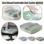 Memory Foam Seat Cushion with Massage & Removable Cover – Anti-Slip