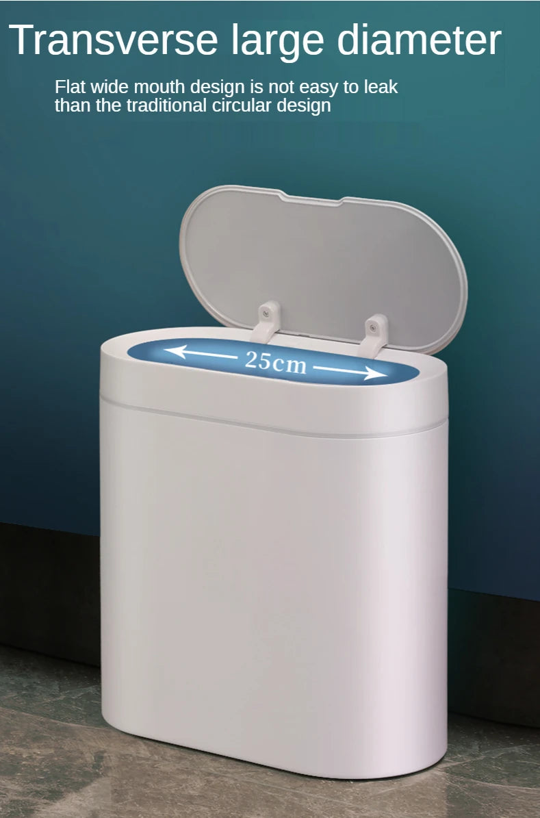 7L Smart Sensor Trash Can Automatic Touchless Household Kitchen & Bathroom Waterproof Bin