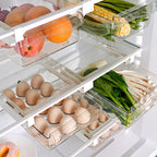 Refrigerator Drawer Storage Box – Transparent Food Organizer