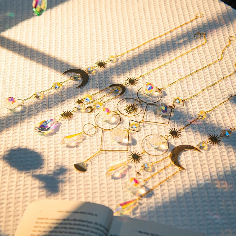 Crystal Dreamcatcher Sun Catcher Wall & Garden Hanging Decor