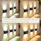 Solar Wall Light – Modern Outdoor Waterproof LED Lamp
