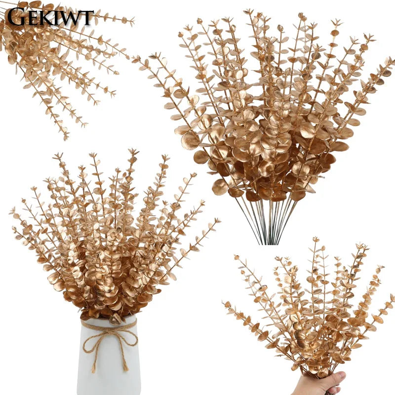 Artificial Eucalyptus Leaves Bouquet 41cm Decor