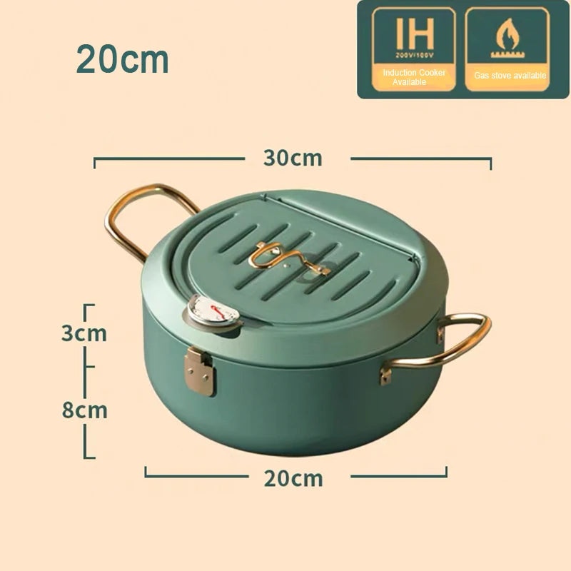 Eco-Friendly 24cm Aluminum Alloy Frying Pan – Non-Coating & Durable