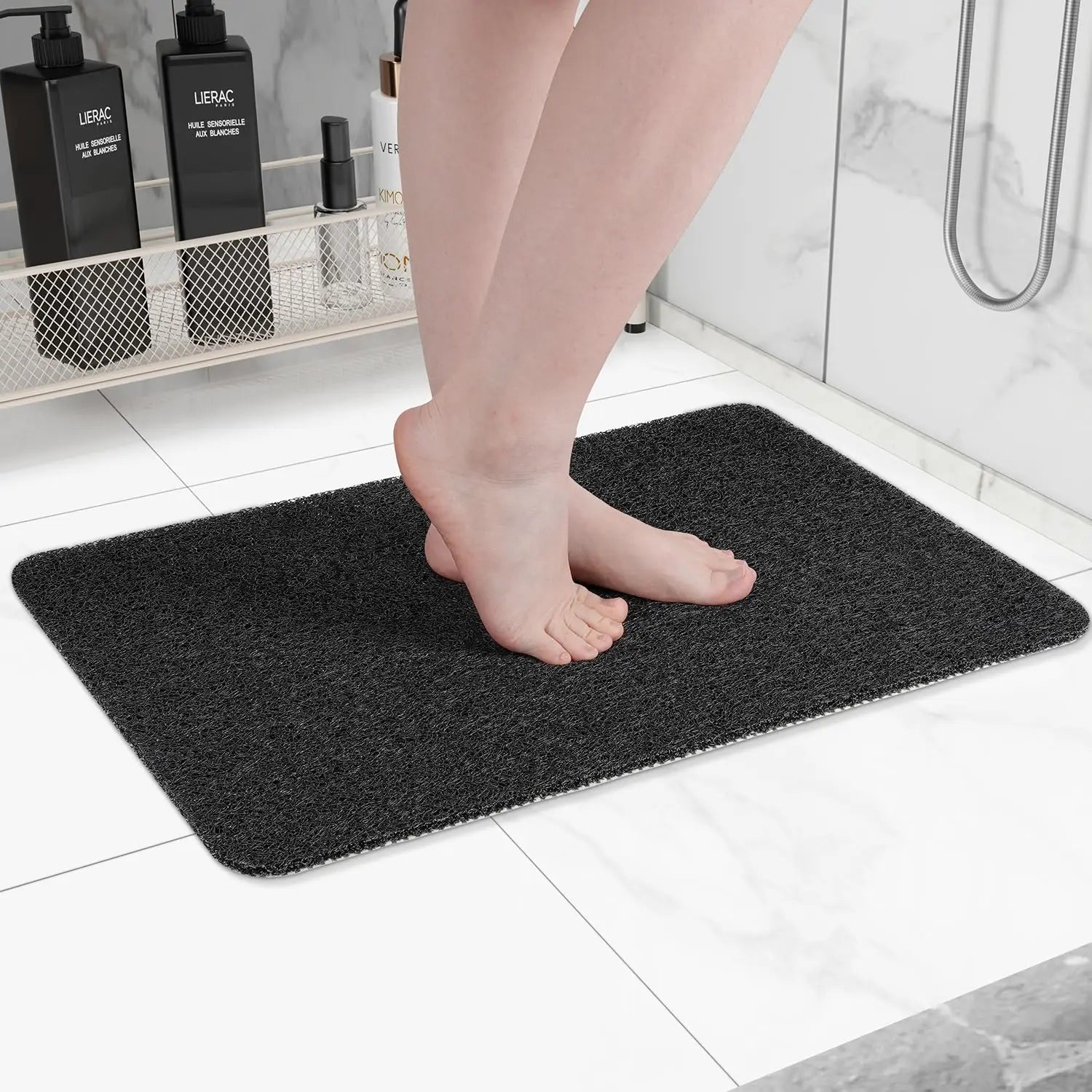50x80cm Non-Slip Shower Mat – Drainable & Washable Bath Mat