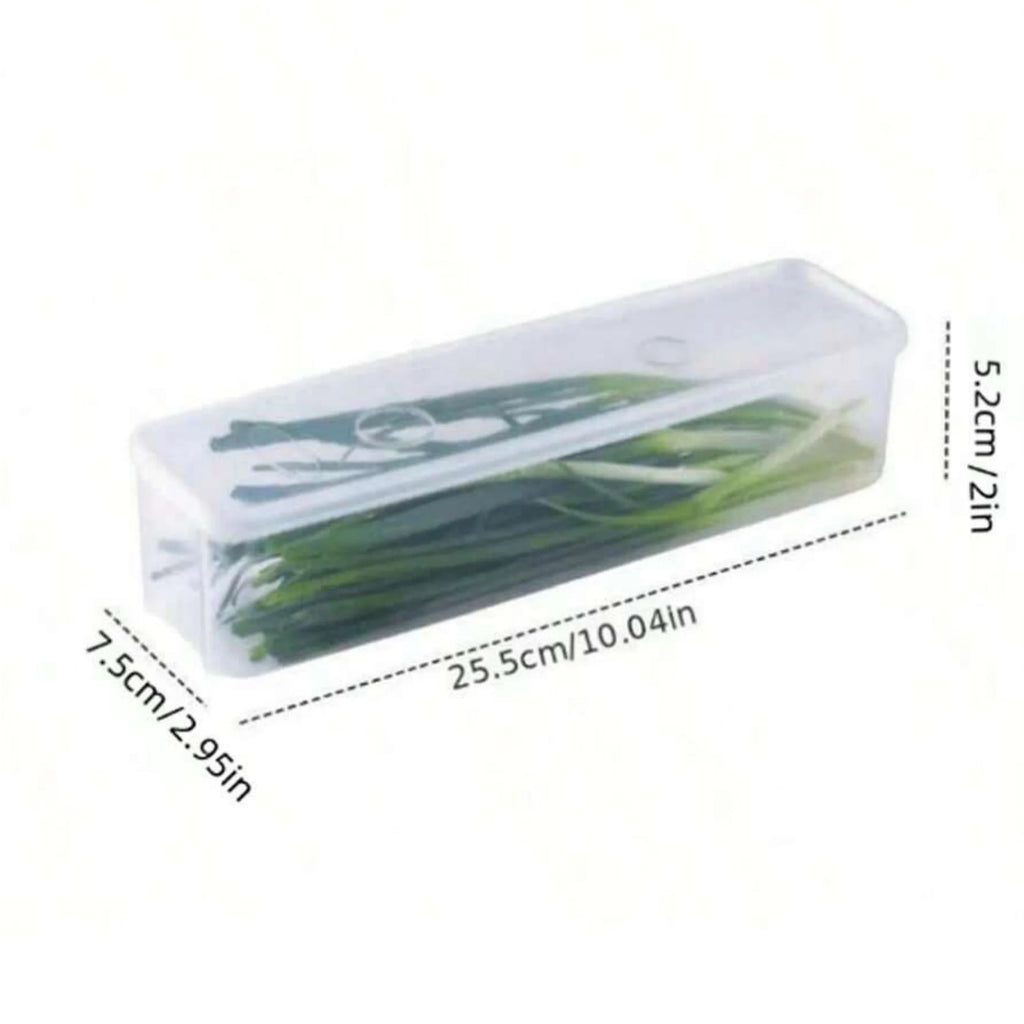 PP Plastic Refrigerator Storage Box – Stackable Fridge Organizer with Lid