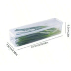 PP Plastic Refrigerator Storage Box – Stackable Fridge Organizer with Lid